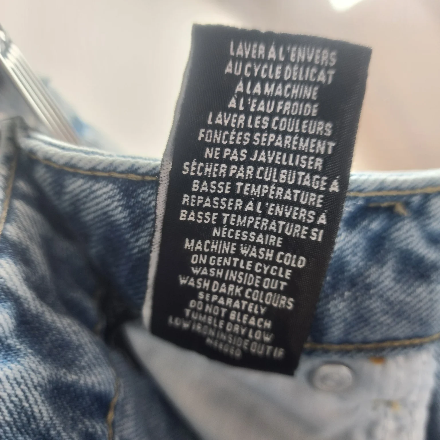 Image for XS | Jupe longue en jeans en coton bio