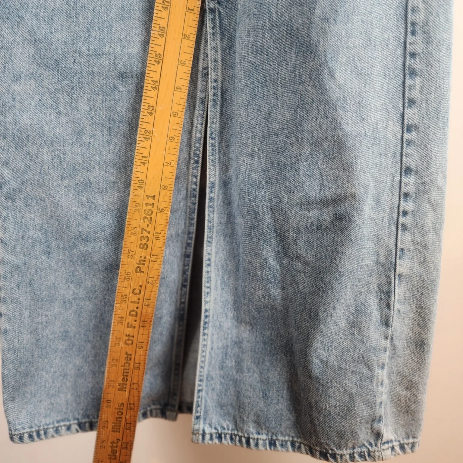 Image for XS | Jupe longue en jeans en coton bio