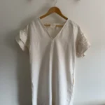 Featured thumbnail for Robe en lin blanc naturel