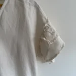 Thumbnail for Robe en lin blanc naturel