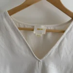 Thumbnail for Robe en lin blanc naturel
