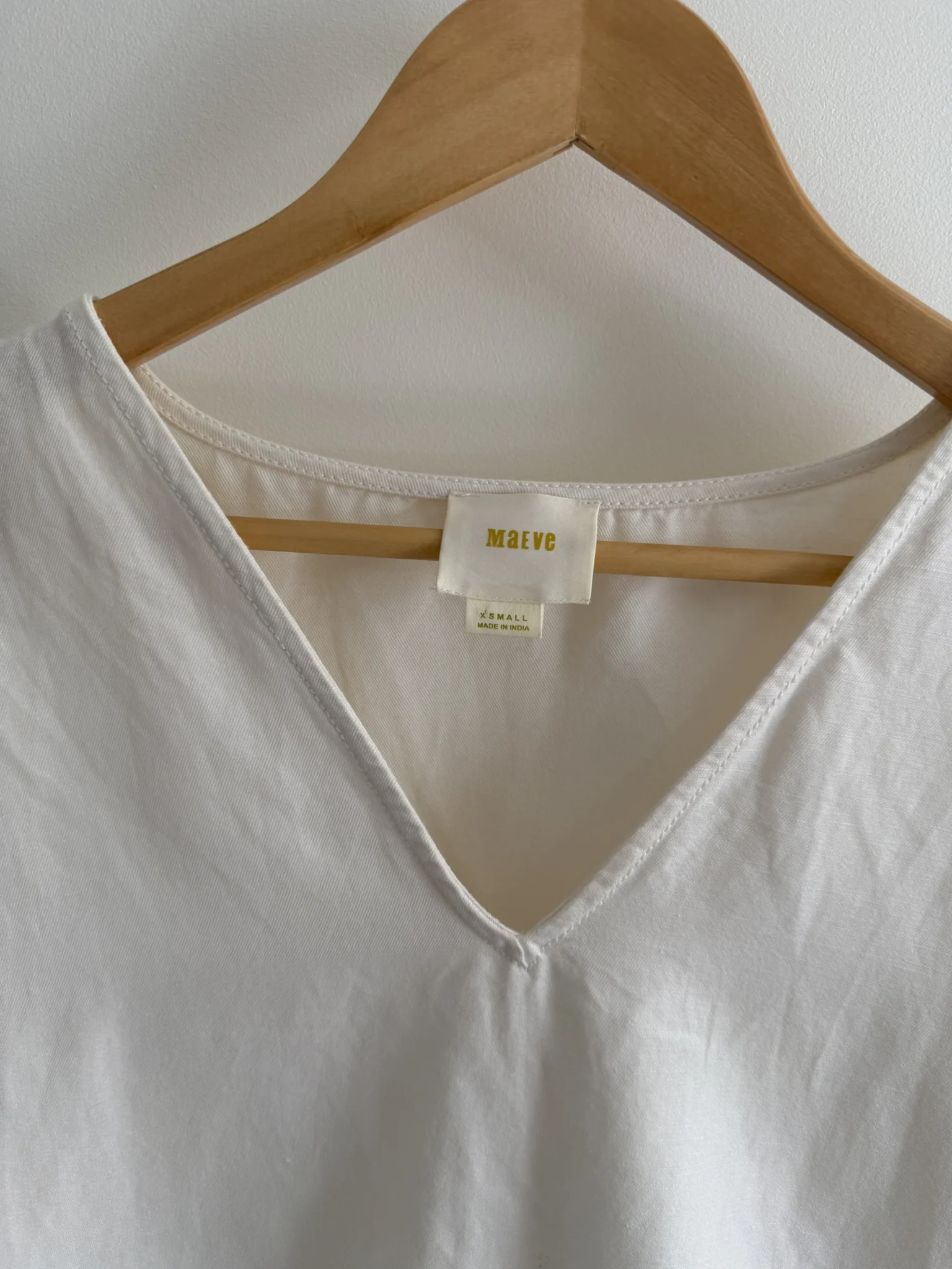 Image for Robe en lin blanc naturel