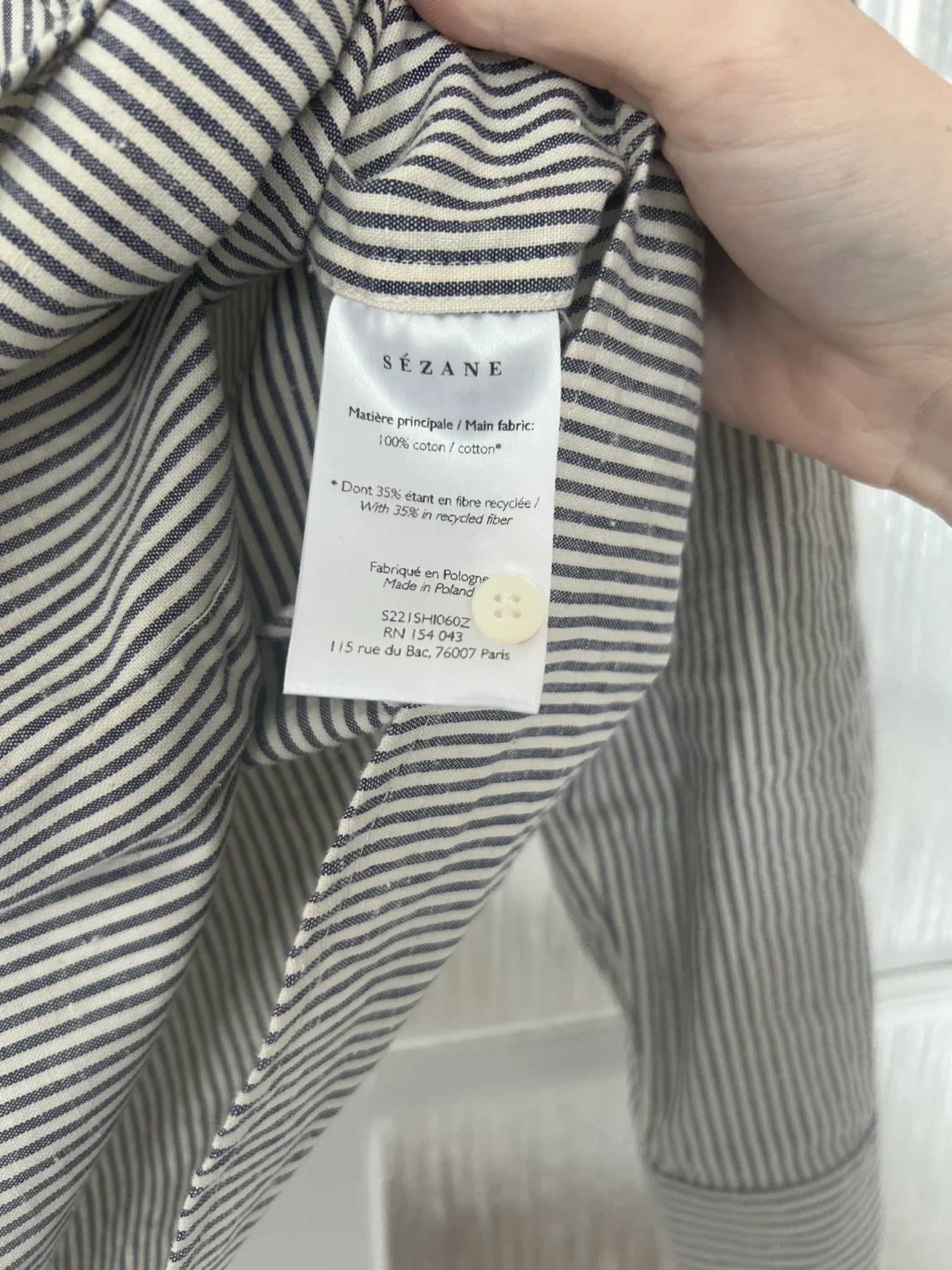 Image for Tomboy striped shirt