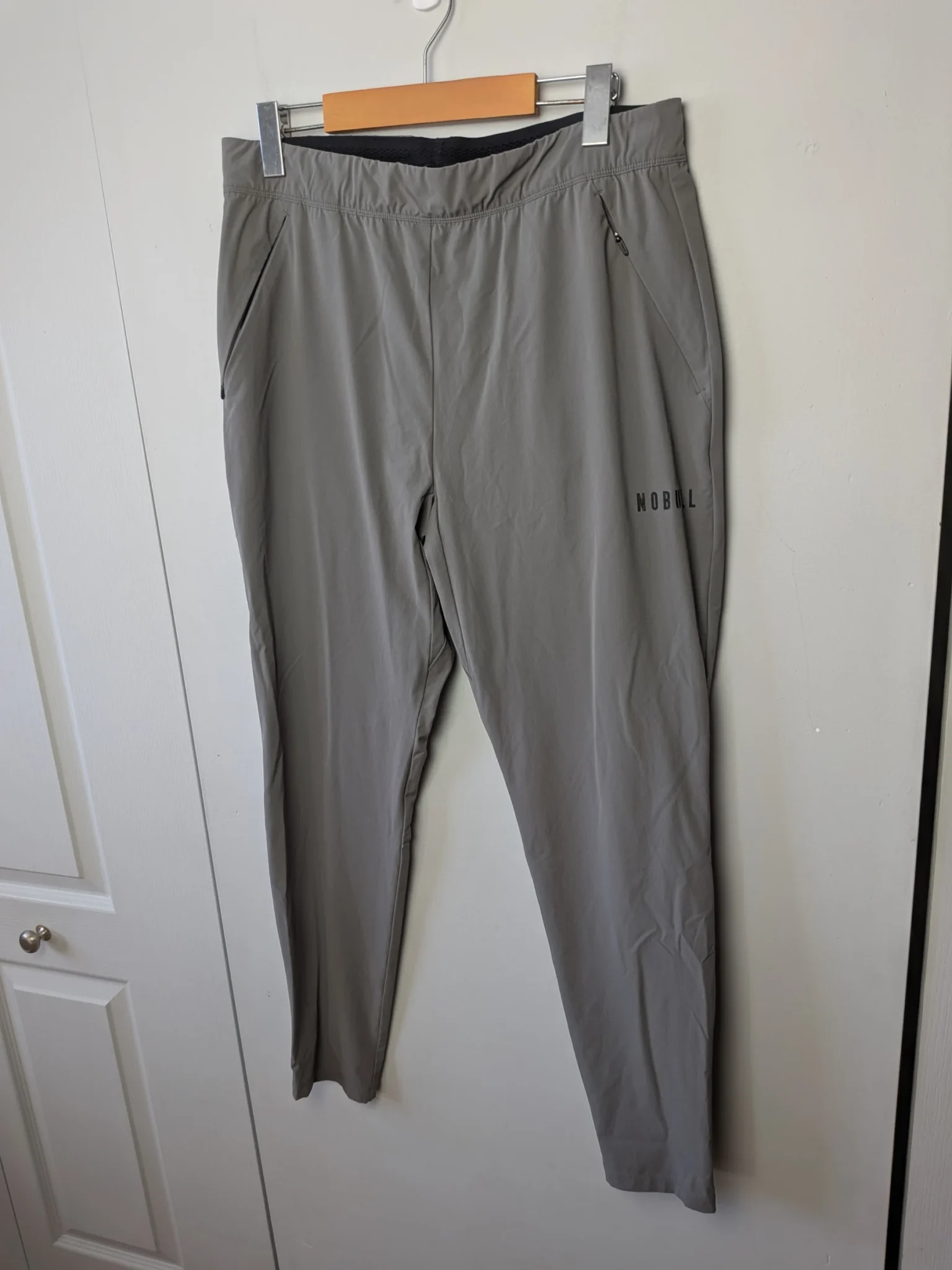 Image for NOBULL men's sports trousers size M grey sweatpants