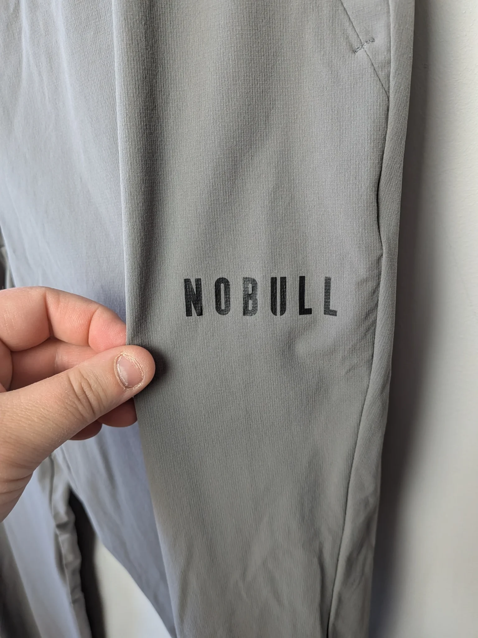 Image for NOBULL men's sports trousers size M grey sweatpants