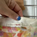 Thumbnail for Jupe acolé multicolore fluide – imprimé aquarelle – taille 4 (S/M) – été bohème chic
