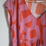 Thumbnail for Long dress 100% linen FOIL
