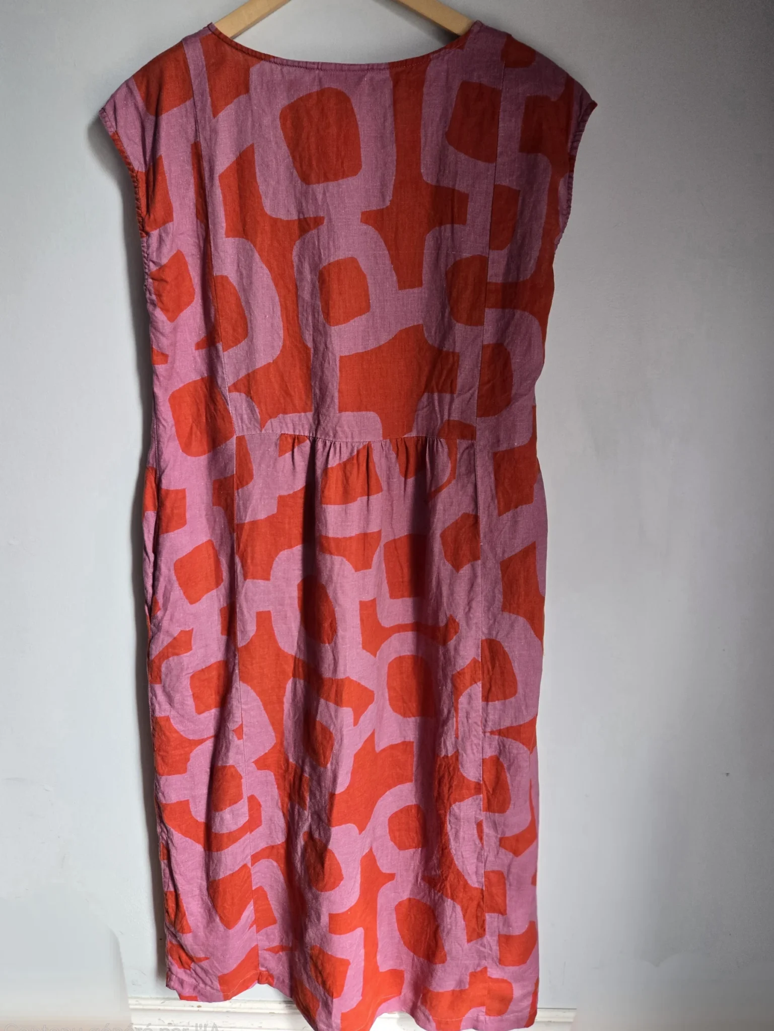 Image for Long dress 100% linen FOIL