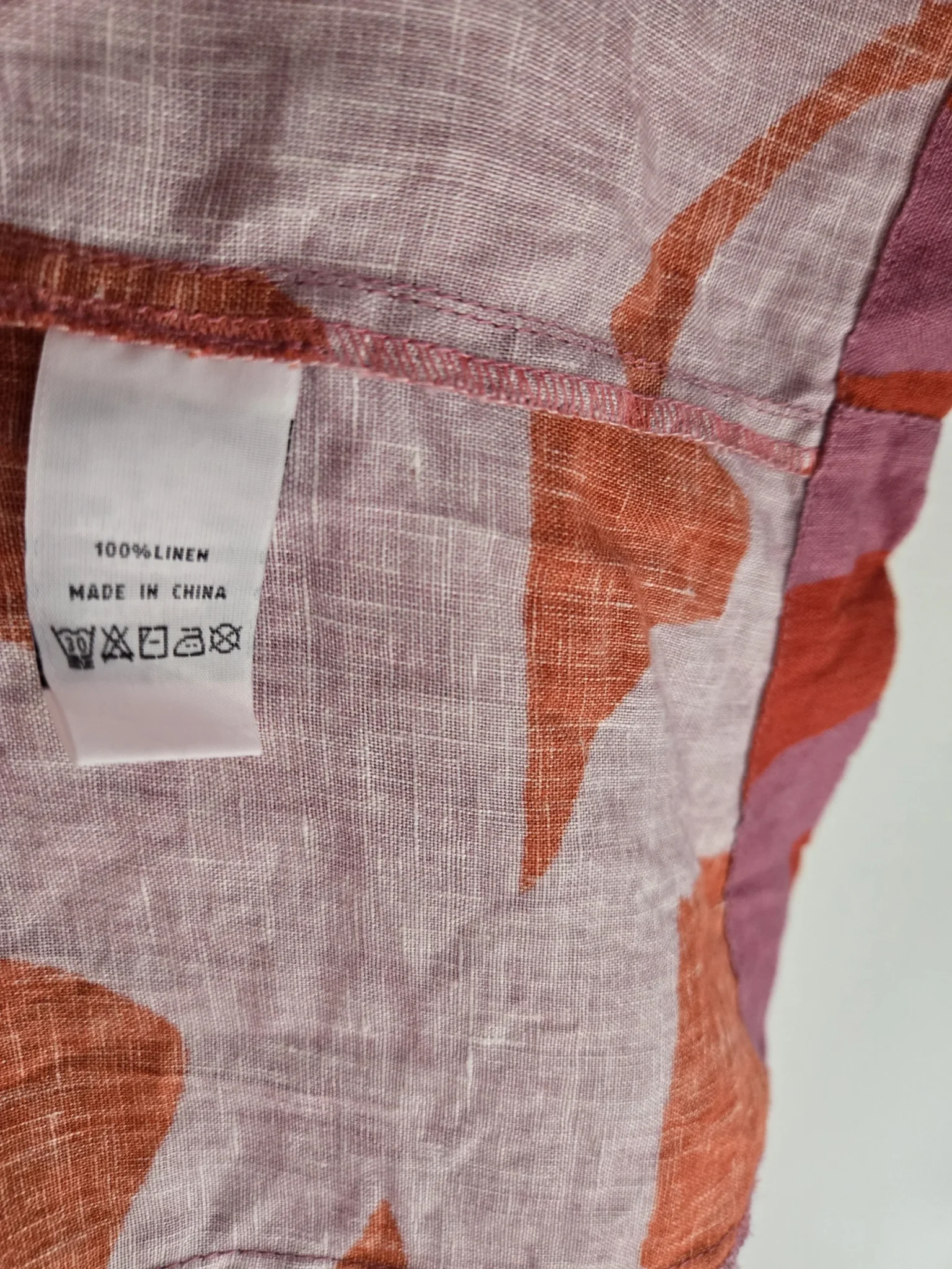 Image for Long dress 100% linen FOIL