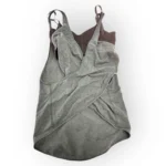 Thumbnail for Women's 2 Lululemon Twist & Turn Tank Heathered Fuel Green / Black (Bleu Marine & Noir)