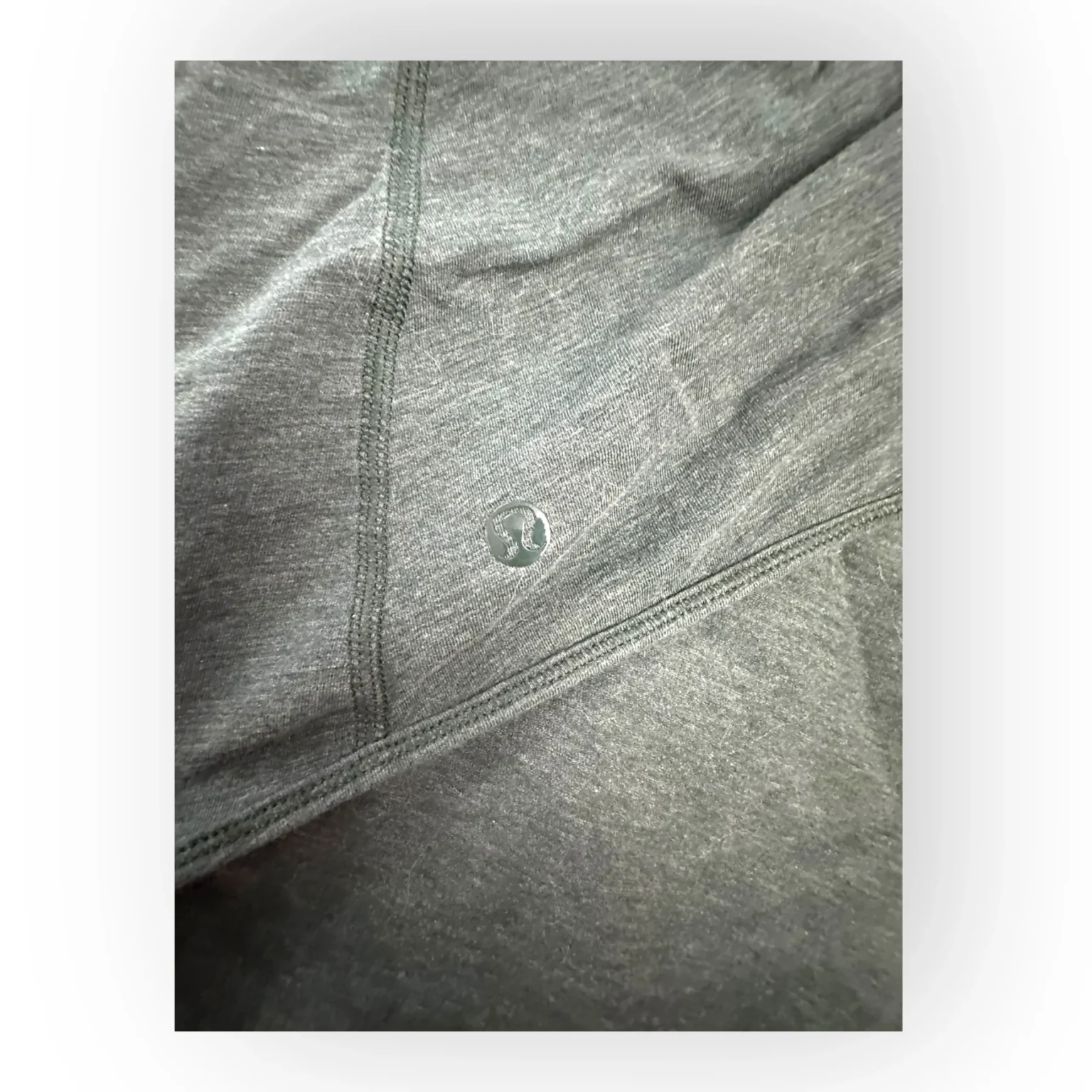 Image for Women's 2 Lululemon Twist & Turn Tank Heathered Fuel Green / Black (Bleu Marine & Noir)