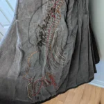 Thumbnail for N.T.S Diamonds Forever 100% Linen Mid-Length V Neck Dress
