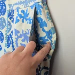 Thumbnail for ZARA Women's high waist shorts size XS Blue and cream