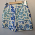 Thumbnail for ZARA Women's high waist shorts size XS Blue and cream