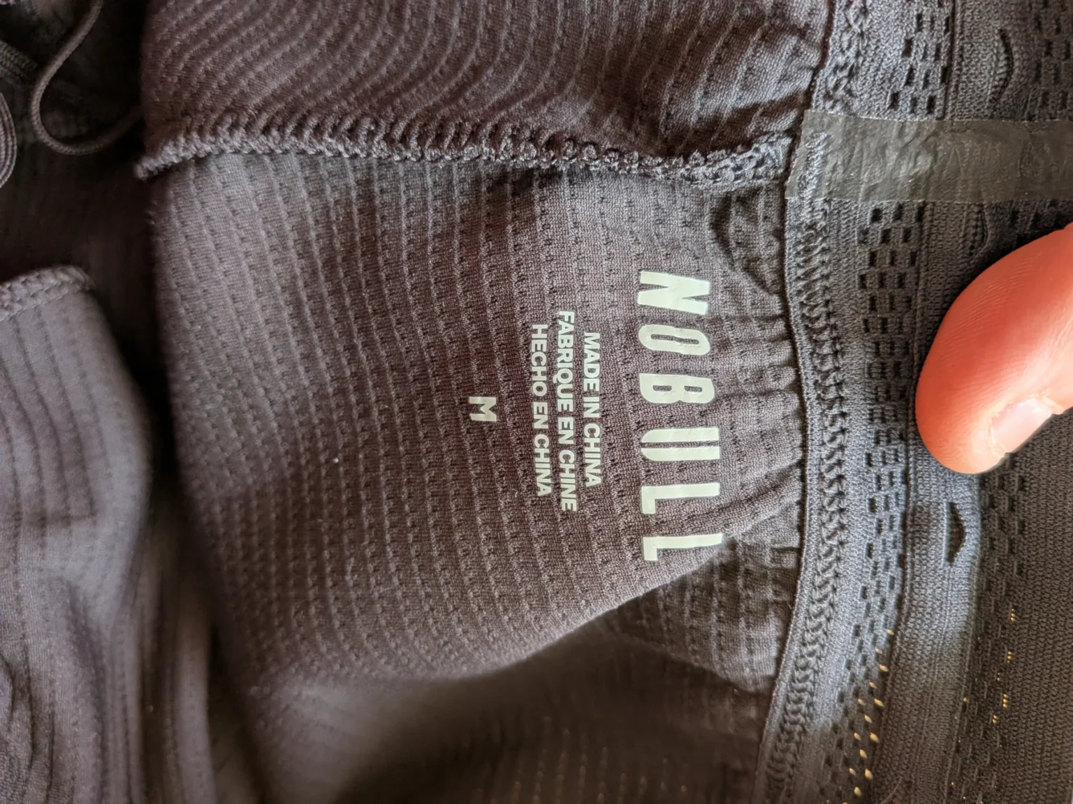 Image for NOBULL Men's shorts size Medium black with pockets