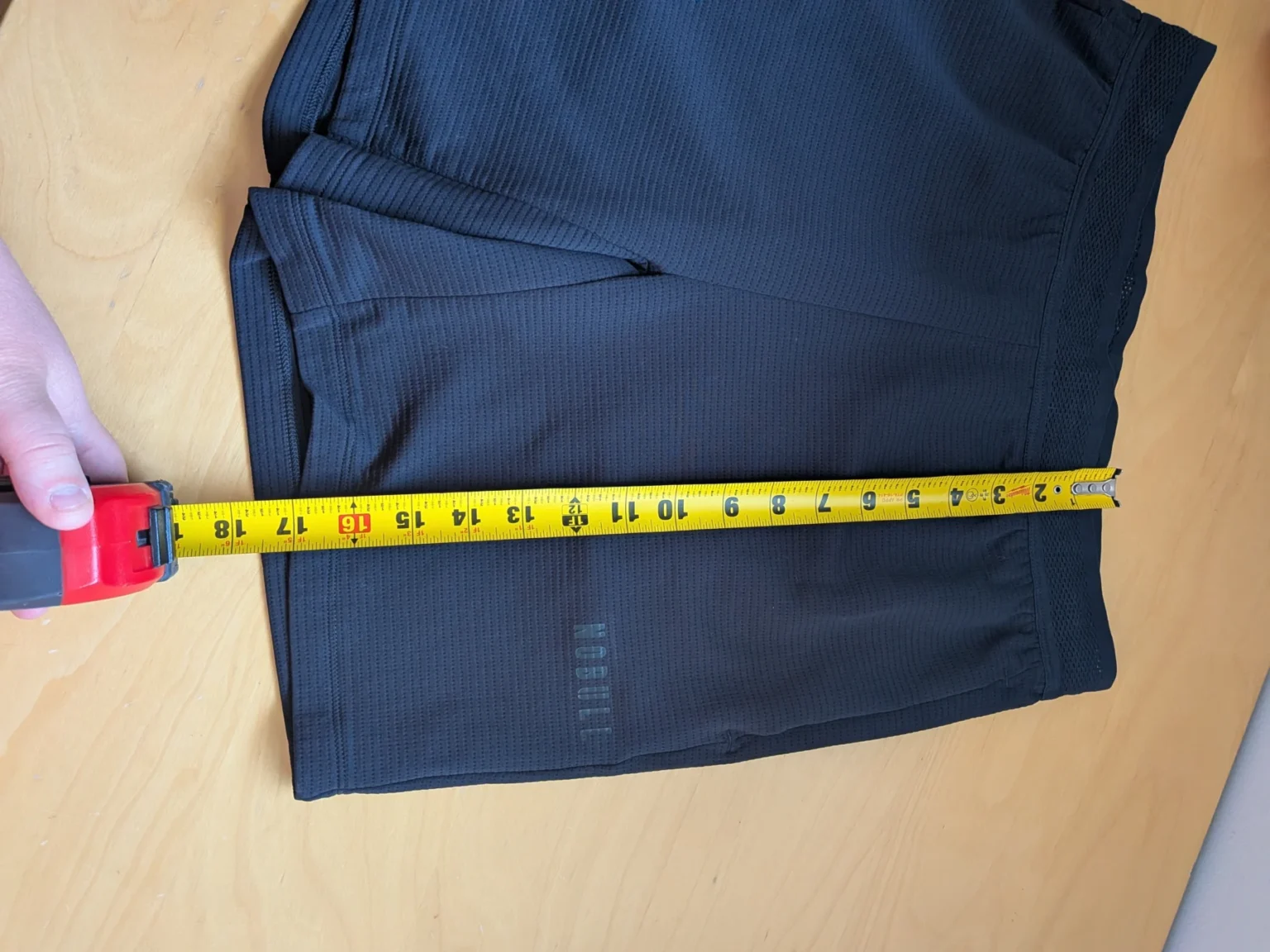 Image for NOBULL Men's shorts size Medium black with pockets