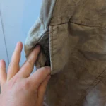 Thumbnail for SANDWICH Short dress 100% Linen Cream and Khaki with pockets Lightweight size 4 US
