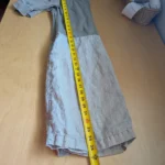 Thumbnail for SANDWICH Short dress 100% Linen Cream and Khaki with pockets Lightweight size 4 US