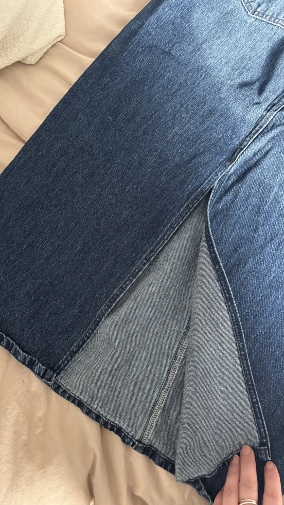 Image for Jupe denim midi