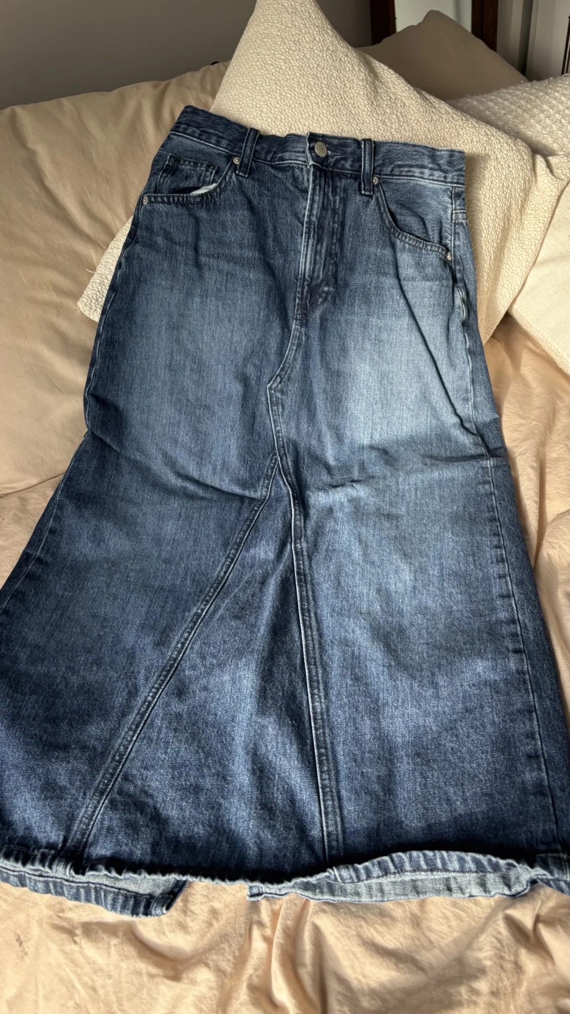 Image for Jupe denim midi