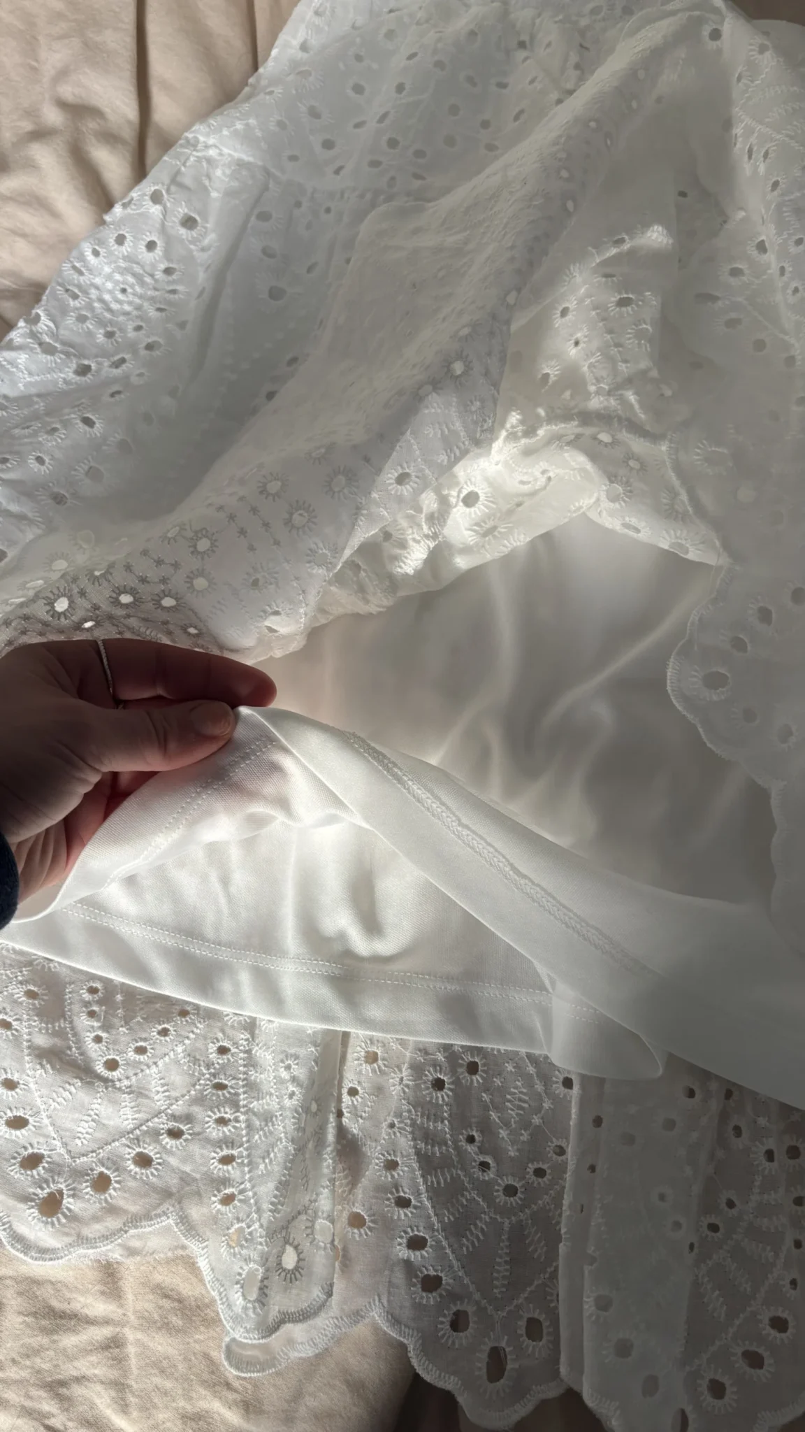 Image for Jupe boho blanche