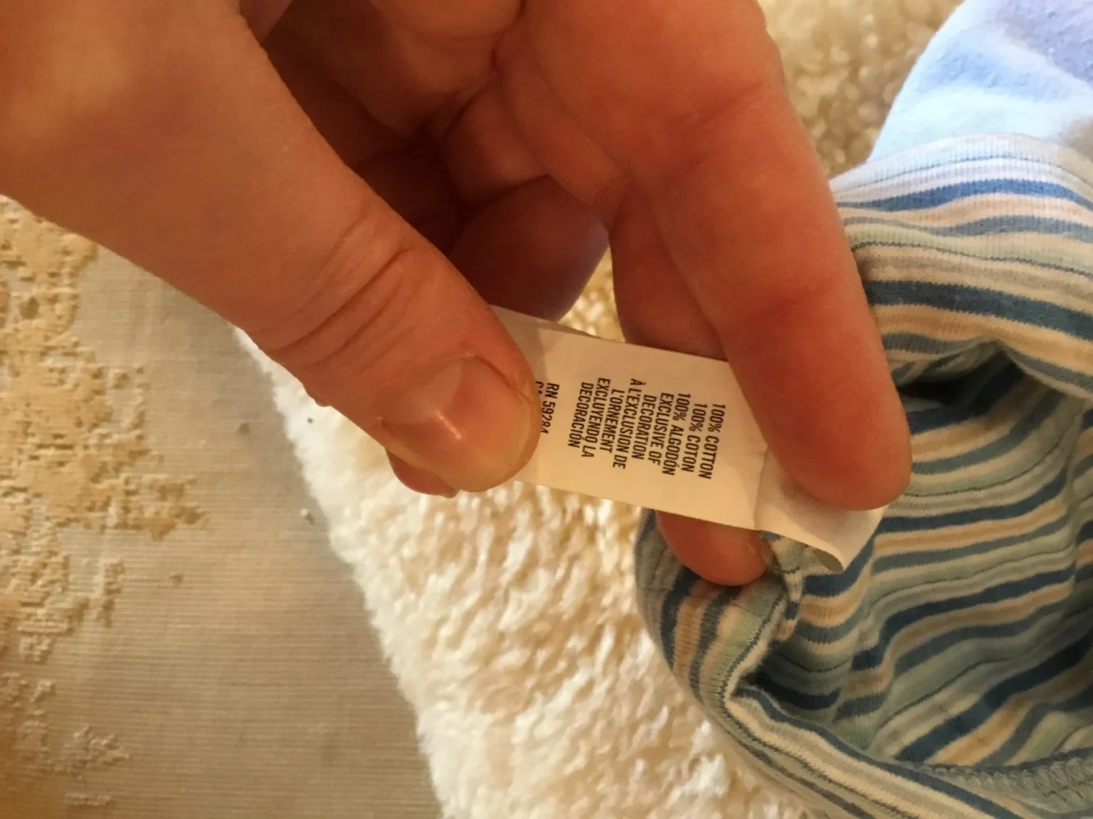 Image for Tuque d’intérieur coton bébé unisexe 6-12