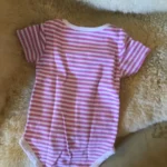 Thumbnail for Cache couche pekkle rose-mauve fleur bébé fille 6-12