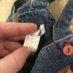Thumbnail for Robe jeans broderie trop belle bébé fille 16 lbs (max)