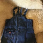 Thumbnail for Robe jeans broderie trop belle bébé fille 16 lbs (max)