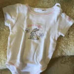 Featured thumbnail for Cache couche blanc lapin bébé unisexe 9 mois petit