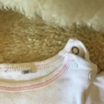 Thumbnail for Cache couche blanc lapin bébé unisexe 9 mois petit