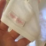 Thumbnail for Cache couche blanc lapin bébé unisexe 9 mois petit