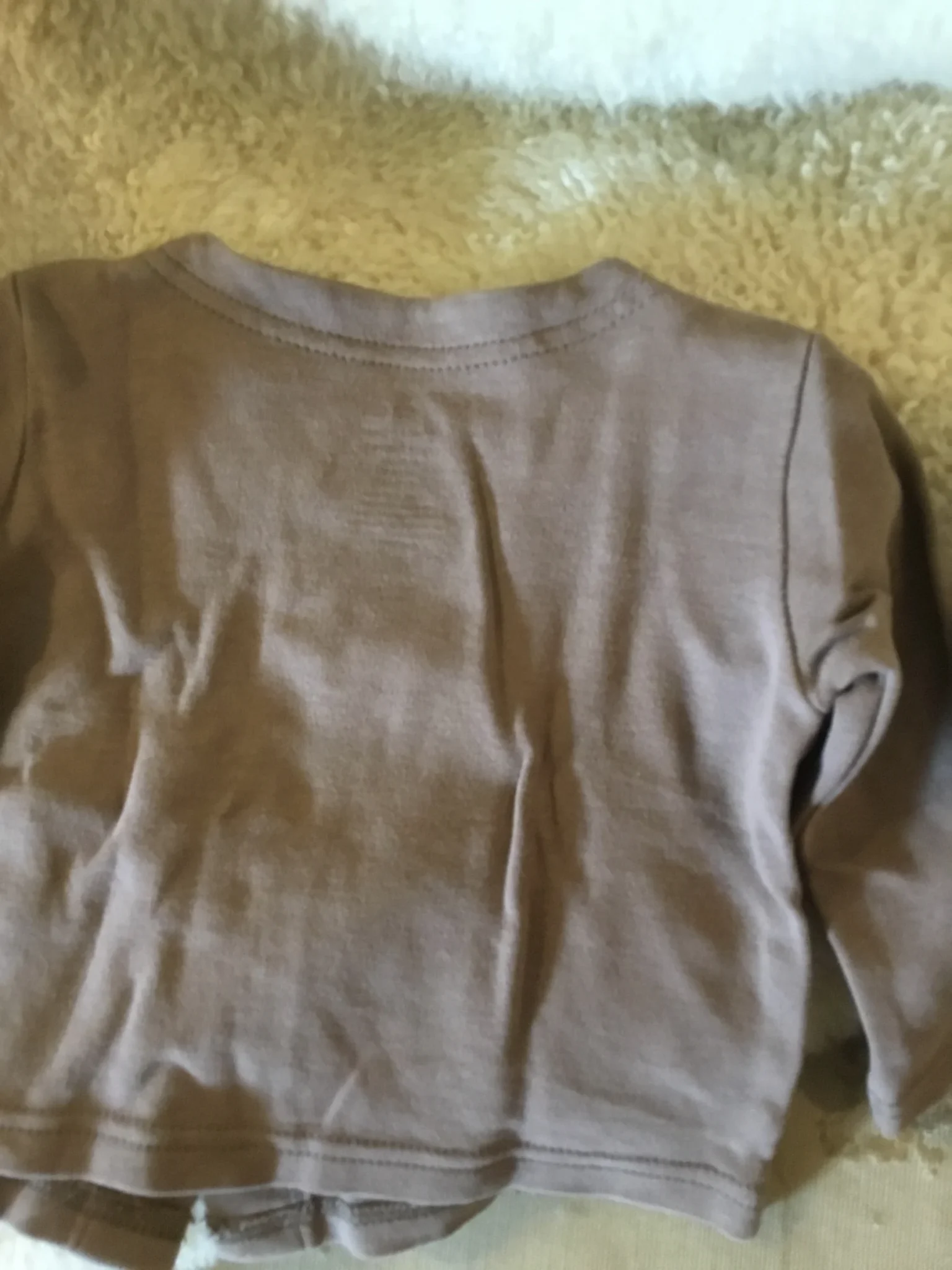 Image for Belle veste café au lait bébé unisexe 6-12