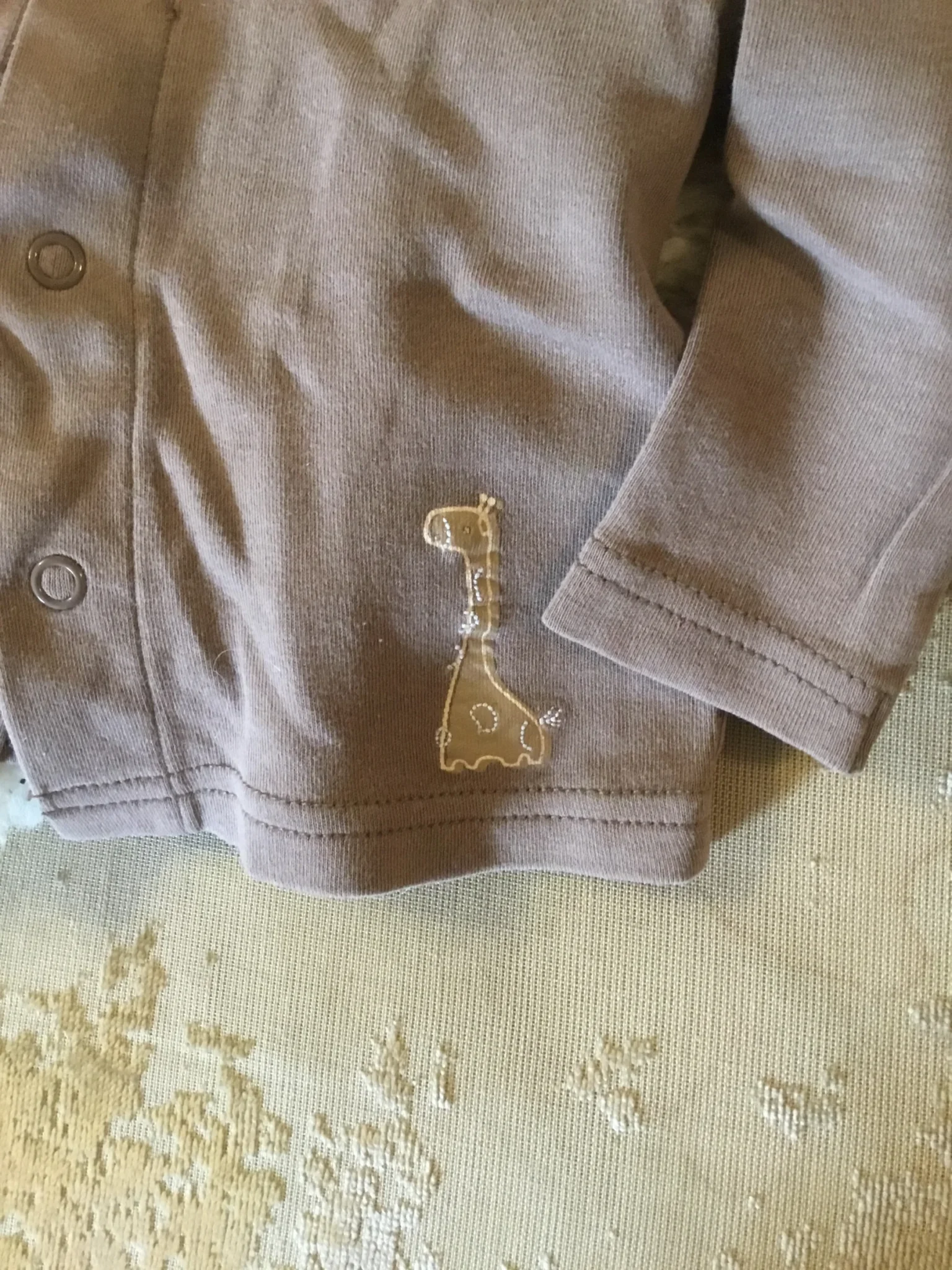 Image for Belle veste café au lait bébé unisexe 6-12