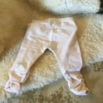 Thumbnail for Leggings beige doux bébé fille 9 mois petit