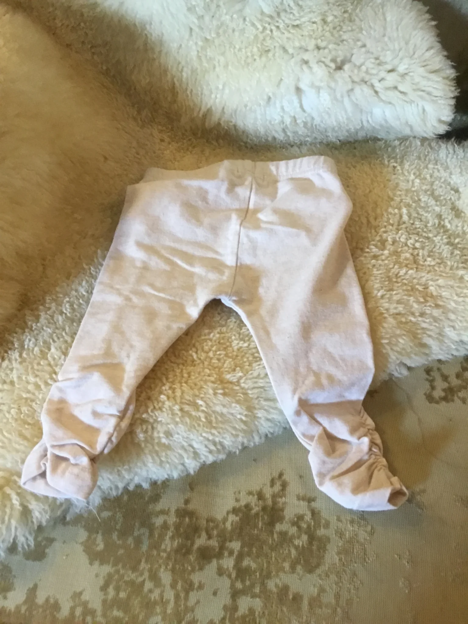 Image for Leggings beige doux bébé fille 9 mois petit