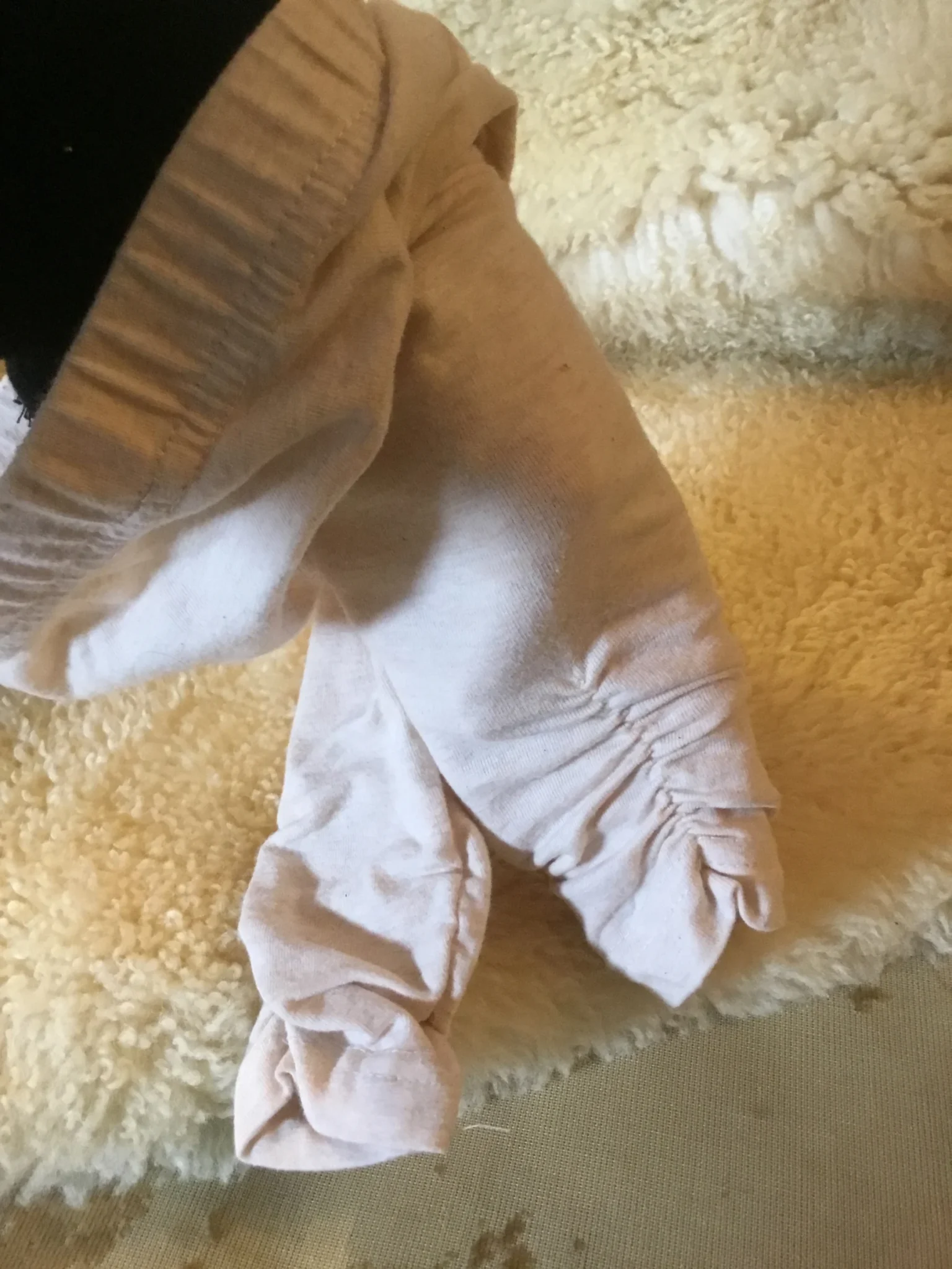 Image for Leggings beige doux bébé fille 9 mois petit