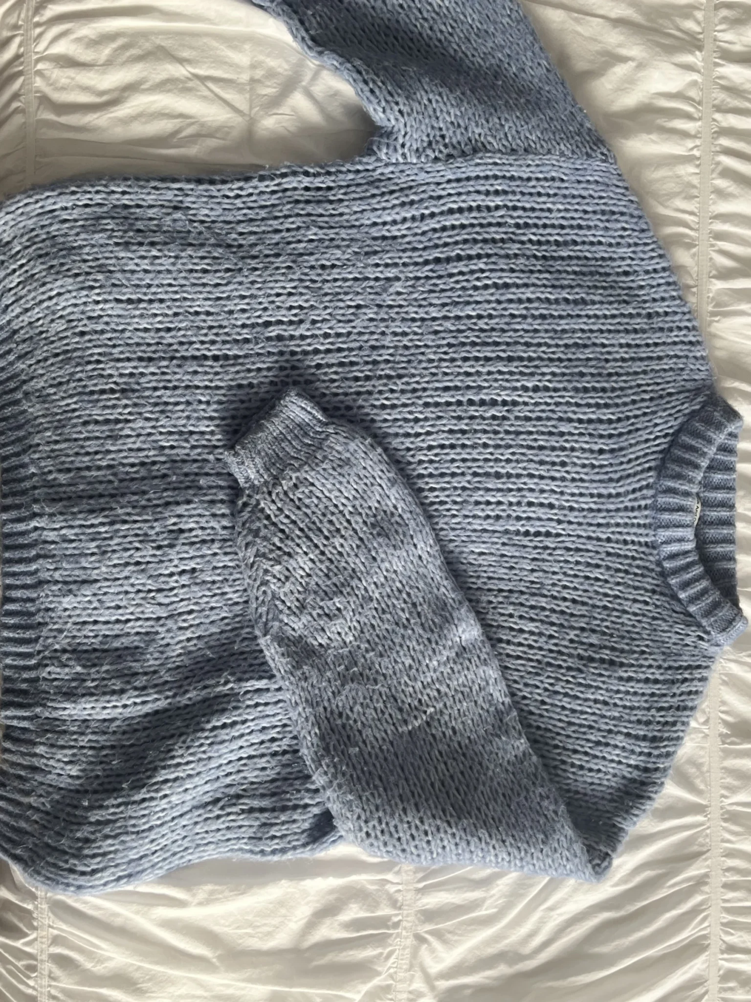 Featured image for Frank and Oak knit medium blue