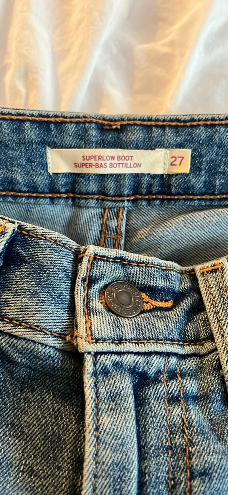 Image for Levis Superlow boot 27 jeans