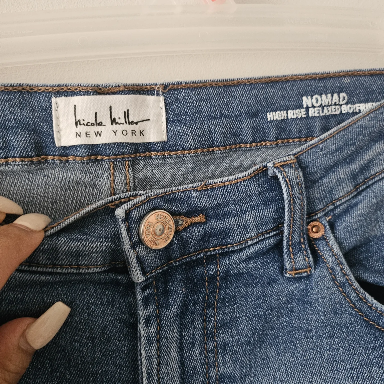 Image for Jeans taille haute boyfriend