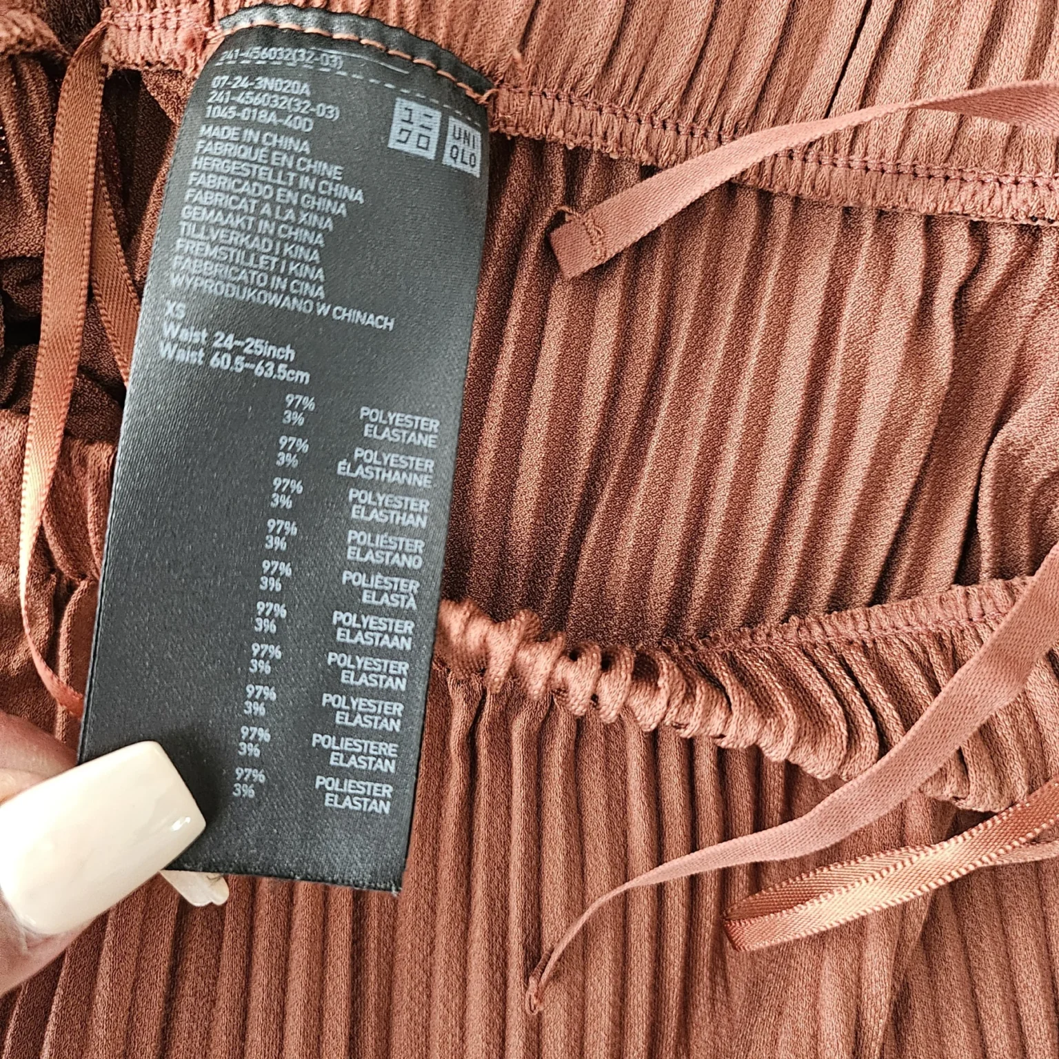 Image for Pantalon plissé Uniqlo