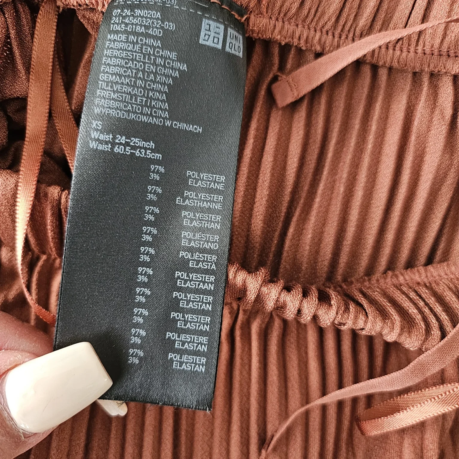 Image for Pantalon plissé Uniqlo