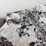 Thumbnail for Grey dress with black pattern