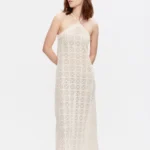Thumbnail for KOTN Women's Maxi Dress size XXL White Crochet 85% organic cotton