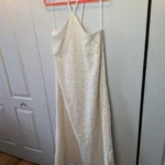 Thumbnail for KOTN Women's Maxi Dress size XXL White Crochet 85% organic cotton