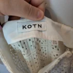 Thumbnail for KOTN Women's Maxi Dress size XXL White Crochet 85% organic cotton