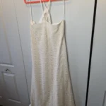 Thumbnail for KOTN Women's Maxi Dress size XXL White Crochet 85% organic cotton