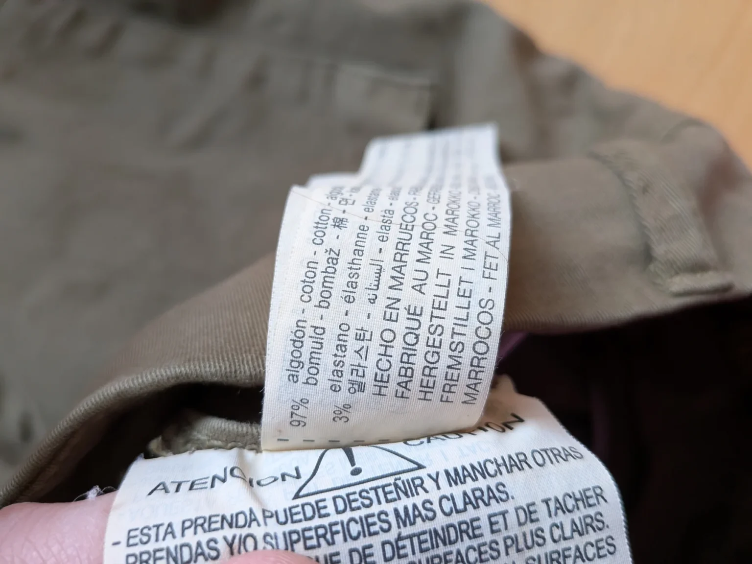 Image for ZARA Khaki trousers size 4 flare wide leg High waist