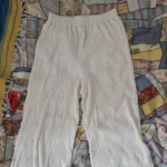 Featured thumbnail for Anya cream rib knit trousers
