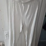 Thumbnail for Anya cream rib knit trousers